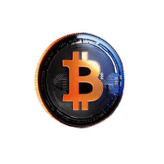 Karta unosząca się w przestrzeni z analizą danych dotyczących rynku kryptowalut